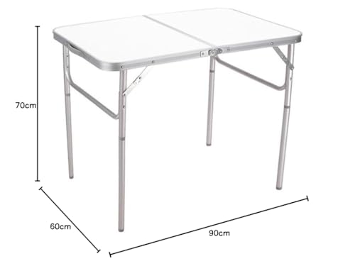 Table pliable 90 x 39 cm multicouleur pour camping et balcon - 6