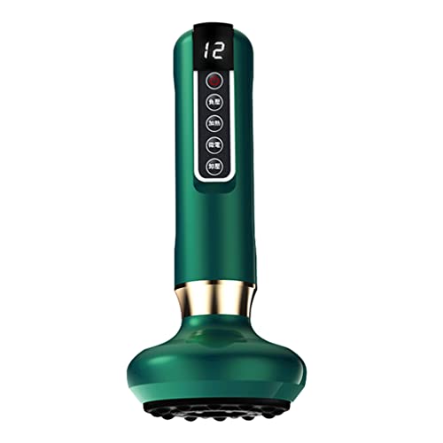 Lurrose Massageador elétrico GuaSha para raspagem, aparelho de massagem física para costas, ombro, p