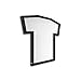 Umbra T-Frame T-Shirt Display Case - Picture Frame to Display Youth Sized T-Shirts (Small to Large), Black