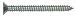 The Hillman Group Flat Head Phillips Sheet Metal Screw 8 x 1-1/2, 75-Pack 35139
