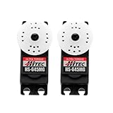 Buddy RC Hitec HS-645MG Ultra Torque High-Speed Servo | 180oz-in @ 6V | Metal Gear | Ball Bearing | Standard Universal Fit for RC Cars, Boats, Robots(2PCS)