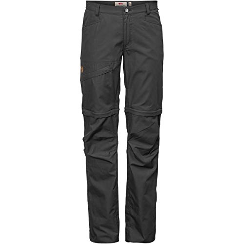 Fjällräven Damen Hose Daloa Shade Zip-Off, Dark Grey, 38, 89983-030
