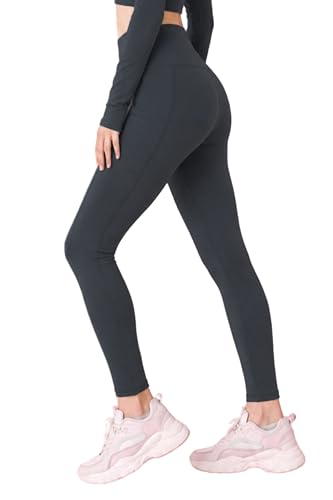 Image of KP Trendz Women's High Waist Gym Leggings with Side Pocket | Tummy Control Yoga Pants for Women | Stretchable Workout Tights for Running, Fitness, Gym & Activewear