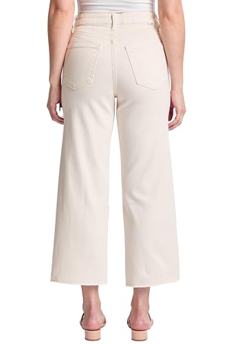 RFM Chloe High Rise Frayed Hem Wide Leg Pants - Stretch Denim with Tummy Control - Size Inclusive (00-24 Plus Size Jeans)3