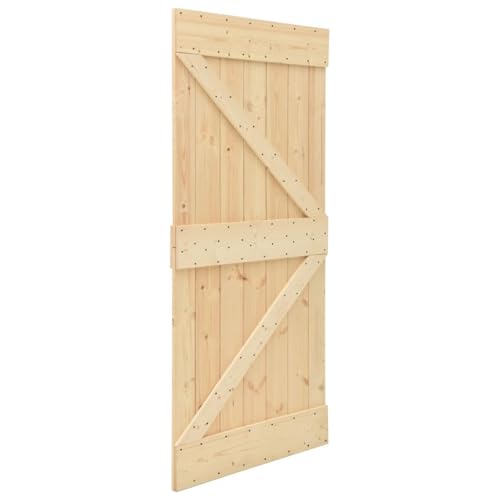 vidaXL Porta NARVIK Colore naturale 80 x 210 cm Porta