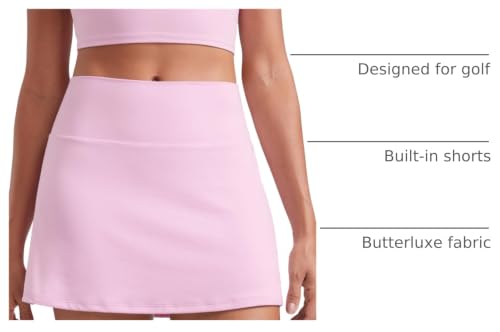 Image of CRZ YOGA Butterluxe High Waisted Tennis Skirts | Built-in Shorts with Pockets, Extremely Soft, Casual, A Line, Stretchy, Mini, Skort for Women