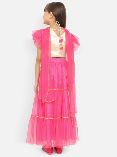 Image of Nautinati Girls Lehenga Choli Set