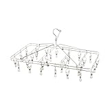 パール金属 洗濯 物干し ハンガー 30ピンチ フォールディングステンレス製 メタリア HB-6175