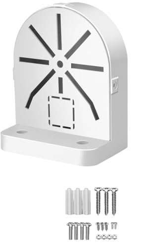 Image of Bectro PVC Mini Indoor & Outdoor Wall Mount L-Type Mounting Bracket for CCTV Security HD, IP, Smart WiFi Dome, Bullet, Mini PTZ Camera