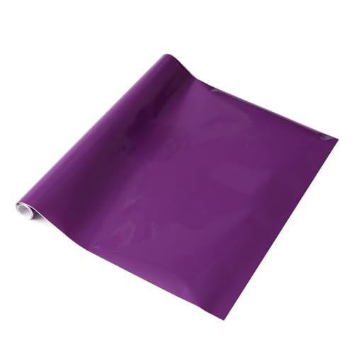 45cm x 1m up to 15m dc fix GLOSSY PURPLE sticky back plastic vinyl wrap film (200-1974) (45cm x 10m)