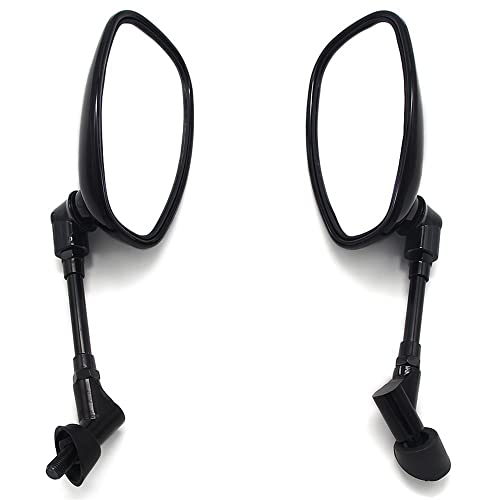 Espejo Retrovisor Lateral de repuesto ABS negro para Yamaha XVS 2