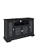 WE Furniture Traditional Wood Stand for TV's up to 56" Living Room Storage, 52 Inch, Black