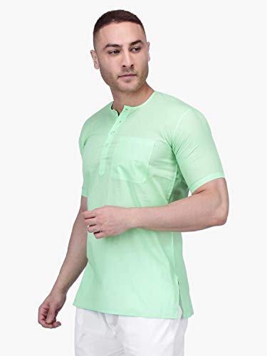 Image of Rajubhai Hargovindas Mens Casual Cotton Straight Kurta