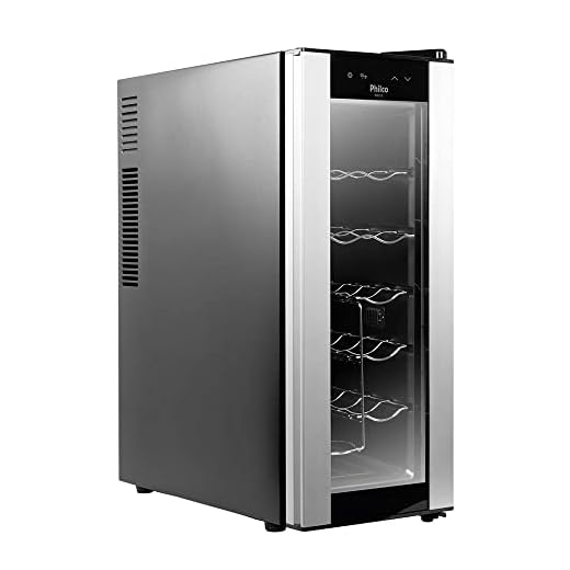 Adega de Vinhos Philco PAD12S, 12 Garrafas, Compacta e Silenciosa, Cinza, 127v
