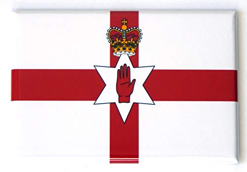 Imán de nevera Ulster Banner 2 x 3 pulgadas miniatura 1