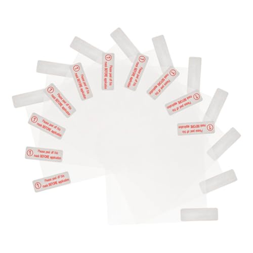 HIAKDOFT 12個 車用静電気貼り行車記録器用透明両面テープ 強力厚手クリアステッカー フロントダッシュカム固定用風防窓適用