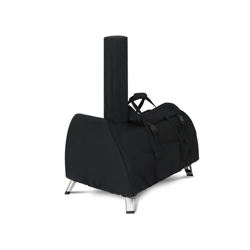 JIESUO Pizza Cover for Ooni Karu 16 and Karu 2 Pro Pizza Oven, Heavy Duty Waterproof Pizza Maker Cover with Seperate Chimney Bag