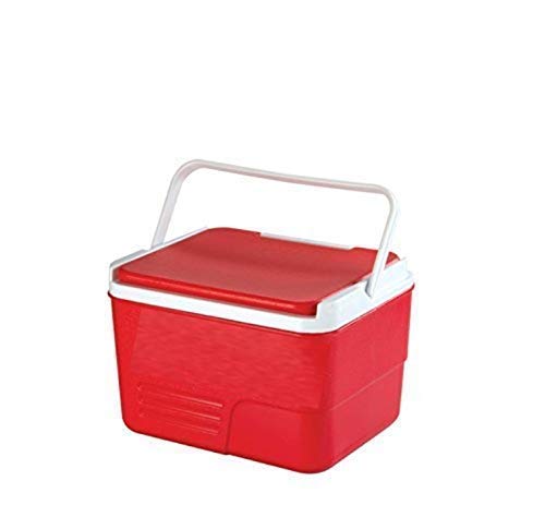 Dhwani Enterprise Insulated Plastic Chiller Ice Box, 14 LTR, Red/Blue