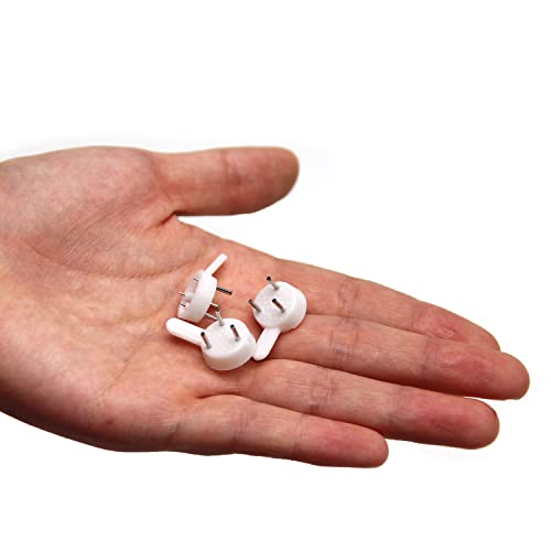 Image of Nails For Hanging Pictures,Picture Hooks Hardwall Hangers for Hardware Concrete Wall Hooks Invisible Nail Hangers Non-Trace Wall Picture Hanger No Damage Stucco 0.98 inch x 0.59 inch (L*W)(20pcs,0.98 inch x 0.59 inch