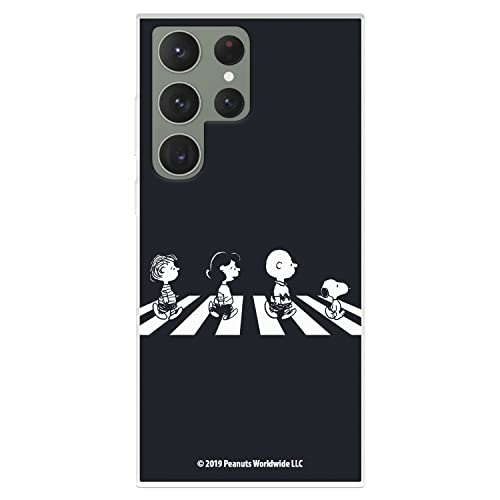Coque pour Samsung Galaxy S23 Ultra Officiel Peanuts Personnages Beatles pour protéger votre téléphone portable en silicone souple avec licence officielle Snoopy - Les Beatles, Paul McCartney, John Lennon, RIngo Starr, George Harrison Coque pour Samsung Galaxy S23 Ultra Officiel Peanuts Personnages Beatles pour protéger votre téléphone portable en silicone souple avec licence officielle Snoopy