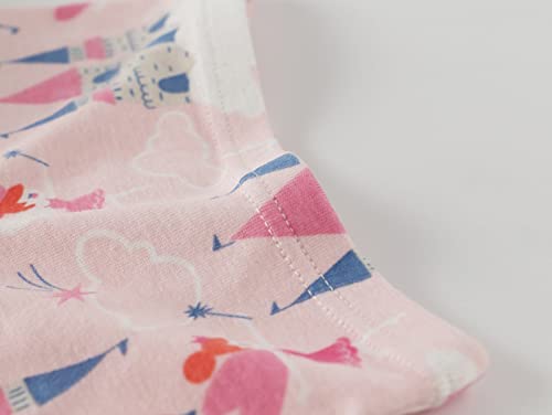 Kids Little Girls Underwear Toddler Baby 100% Cotton Soft Briefs Panties Cartoon Big Girls Undies 1-10 Years (Pack of 6)3