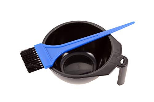 Marilu Tigela Graduada com Alça e Pincel Preto - Aplicação Precisa de Tintura - Ideal para Salões e Uso Doméstico