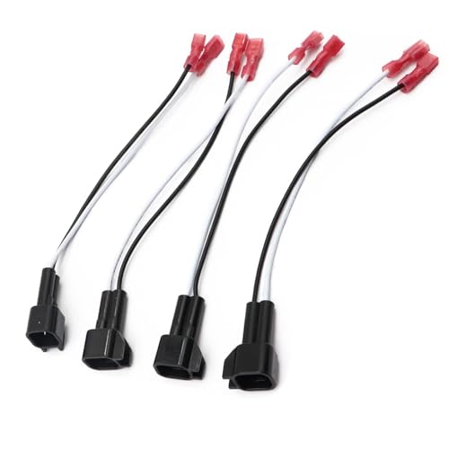 Image of SecosAutoparts Speaker Wire Harness Adapter Plug, for 4pc 72-5600 Speaker Harness, Compatible with Ford F150 F250 Escape Mustang Fit for Lincoln Fit for Mercury Fit for Mazda