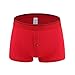 Produktbild Men Boxershorts,Z-MENG Sexy Kühlende Unterwäsche Hohe elastizität Baumwolle Sportunterwäsche für Herren Hipster Einfarbig Retroshorts für Männer Atmungsaktiv Bequem Casual Lange Unterhosen