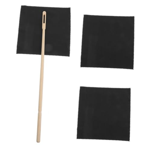 Wakauto Flute Cleaning Accessory Kit Rod Cloth Tarnishing Cloth for Musical Instruments