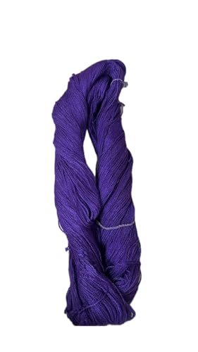 Image of Knitting Wool, 100 gm, Woolen Crochet Yarn for Knitting and Crocheting (Dark Purple)
