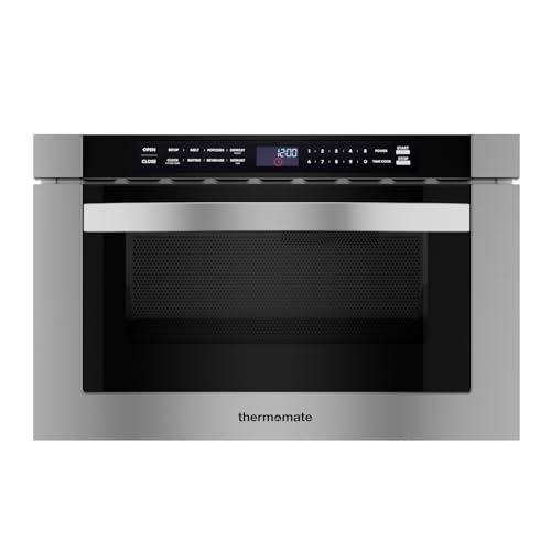24 Inch Built-in Microwave Drawer, ThermoMate 1.2...