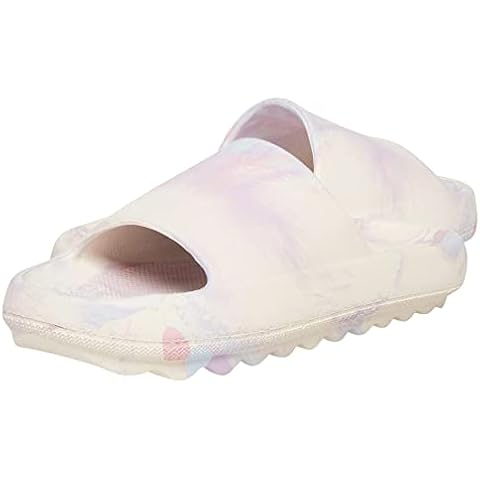 COOL PLANET By Steve Madden Women's Cloud Slide Sandal, Pastel Multi, 10 Cover