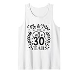 mr and mrs for 30 years wedding anniversary coppia sposata canotta