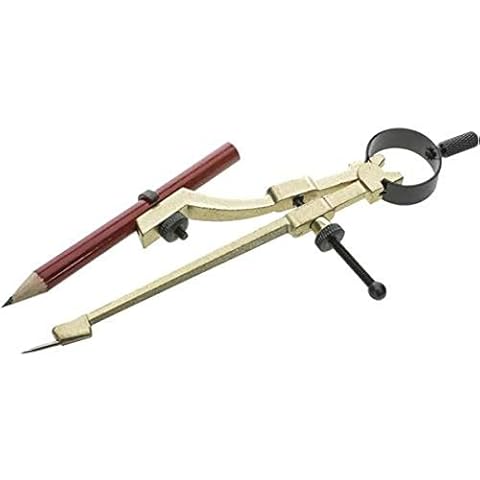 General Tools 842 Precision Pencil Compass, includes pencil , Yellow, 1 Count (Pack of 1) Cover