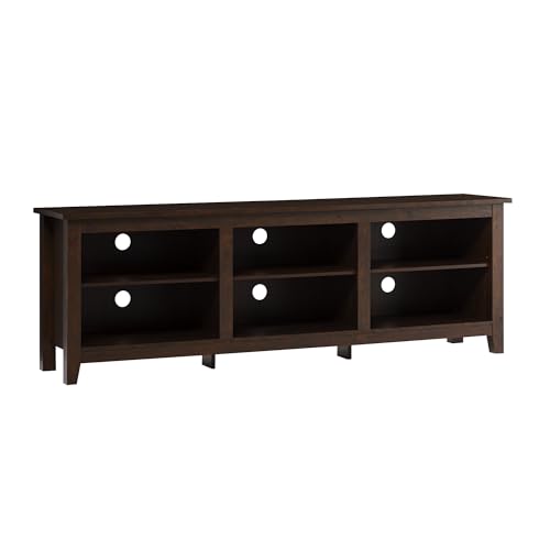 Walker Edison Wren Classic Brown TV Media Console...