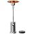Jocoevol 48,000 BTU Patio Heater with Sand Box, Table Design, Propane Patio Heater with Wheels, Double-Layer Stainless Steel Burner, Outdoor Heater for Home and Residential, Stainless Steel