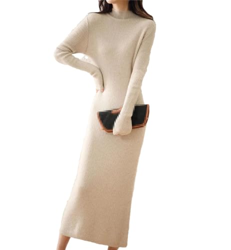 Robe en laine mérinos pour femme : l'élégance tricotée haut de gamme pour l'hiver