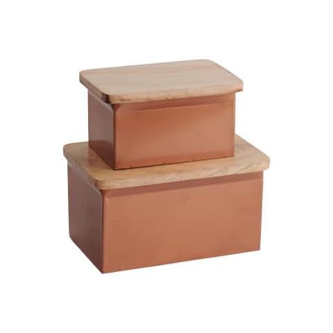 Creative Co-Op Decorative Storage Boxes Cover
