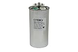 TEMCo Dual Run Capacitor RC0126-60/5 mfd 370 V 440 V VAC volt 60+5 uf AC Electric Motor HVAC