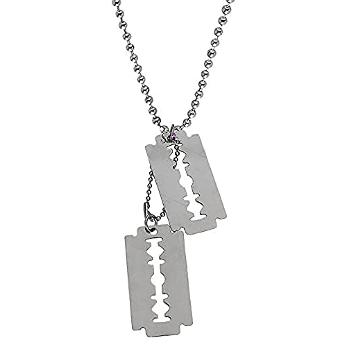 Spotlight Biker Sportsman Lockets With Chain Metal Stylish blade Pendant for Boys/Men