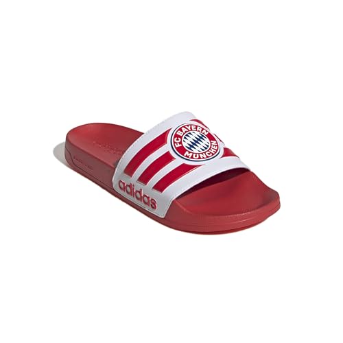 Image of adidas Mens Adilette Shower Arsenal Slides Casual Sandals Casual - Red