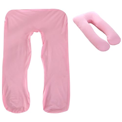 eizliyorum Cov-er - Funda de almohada suave en forma de U para embarazadas, maternidad, lactancia, embarazo, almohada gigante, funda de almohada de cuerpo completo Cov-er