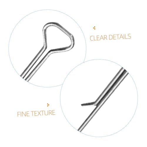 Clips metálicos para mechas de velas 12 pzas miniatura 3