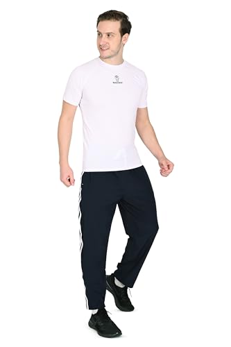 Image of Men's NS Cotton Track Pants, Elastic Waistband, Pockets & Jip Casual Sports Trousers, Gym Sports Workout Plus Size (S to 6XL)