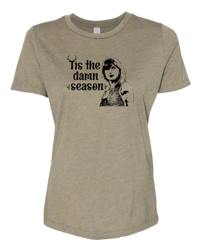 Cute Women's Screen Printed Crew Neck Tee, Shirts With Sayings,