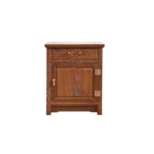 MIROOOO Mesita de Noche Mesita de Noche de Madera Estilo Chino sofá gabinete Lateral gabinete Lateral gabinete bajo gabinete de Almacenamiento Mesas Auxiliares Mesita de Noche para Dormitorio