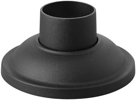Hinkley Landscape Lighting Traditional Aluminum Pier Mount Base, Black