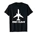 T-shirt d'avion - T-shirt pour enfants et adultes - First Flight Avion T-Shirt