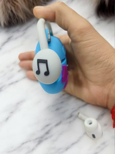 Image of SE HUB Airpods Pro 2 Case Cover for 2Nd Generation Shock Proof 360-degree Protection Case 3D Design Cover Soft Skin Silicone Compatible 3D Design Headphones Case (Instagram)- Avocado