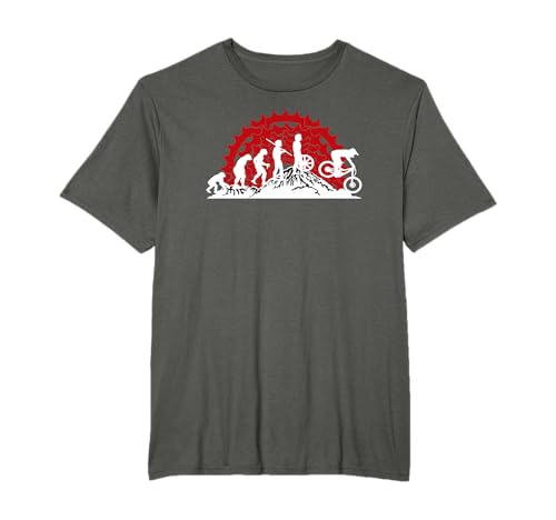 Evolution vélo, VTT Evolution, Vélo de montagne, Idée Cadeau T-Shirt